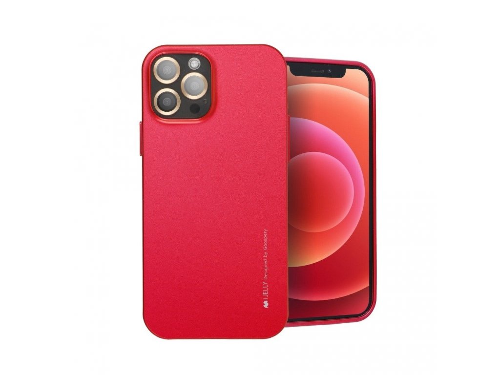 Pouzdro i-Jelly Mercury pro Samsung Galaxy A12 Red