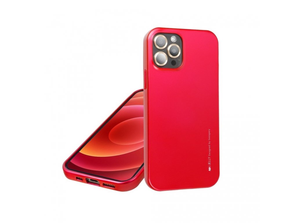 Pouzdro i-Jelly Mercury pro Samsung Galaxy A12 Red