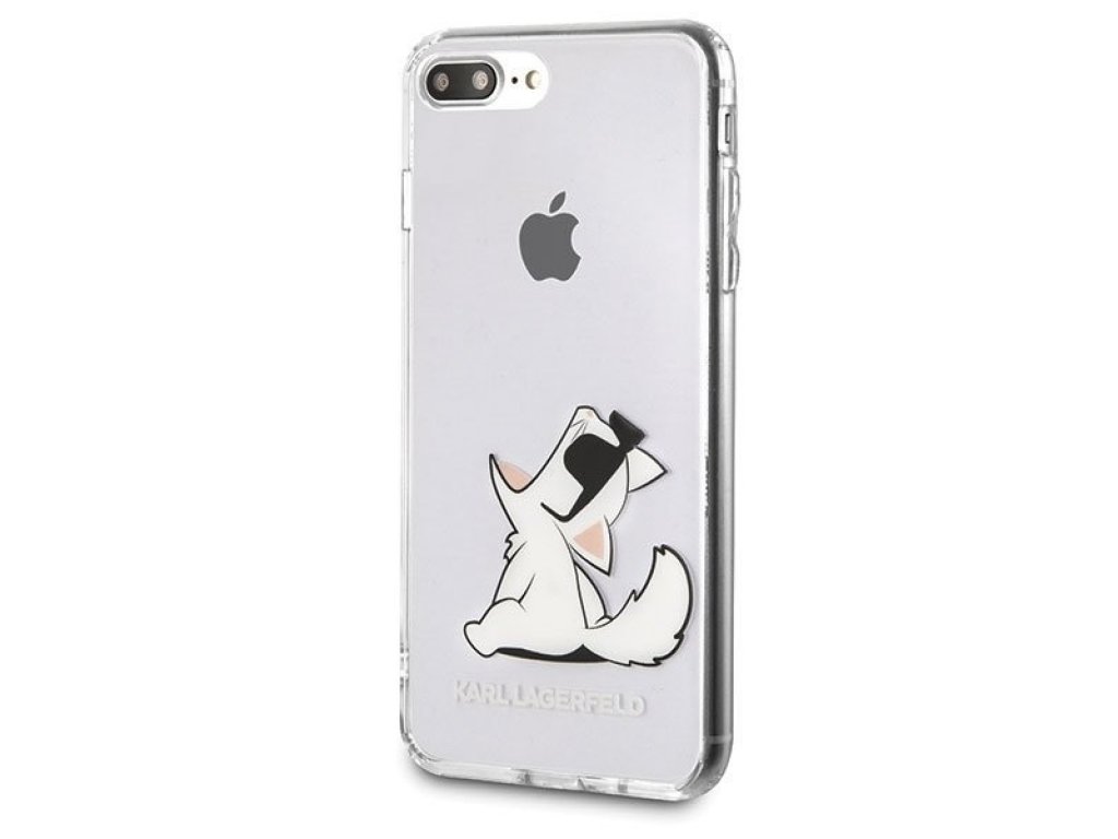 Pouzdro iPhone 7 / 8 Plus hardcase průsvitné Choupette Fun