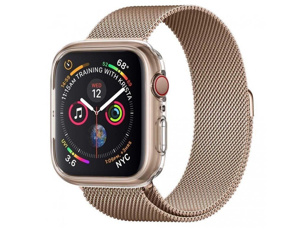 Pouzdro Liquid Crystal Apple Watch 4 (40mm) průsvitné