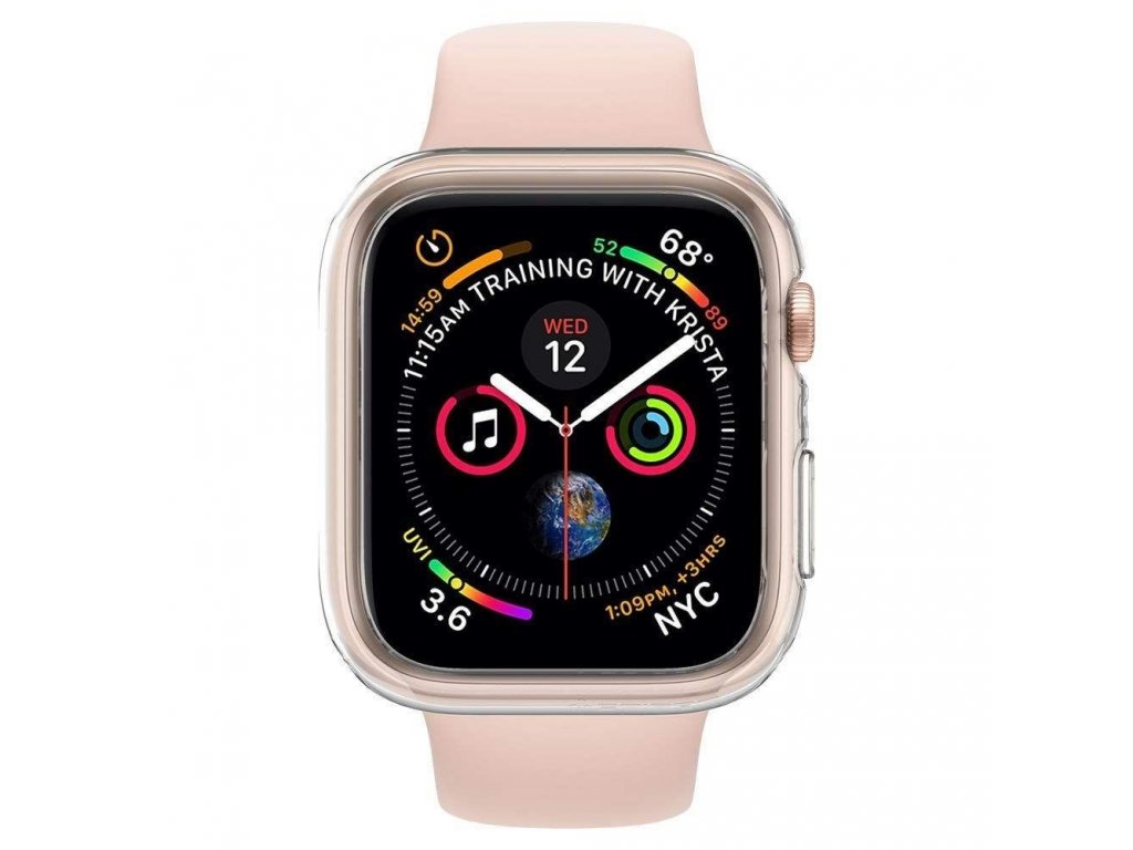 Pouzdro Liquid Crystal Apple Watch 4 (40mm) průsvitné