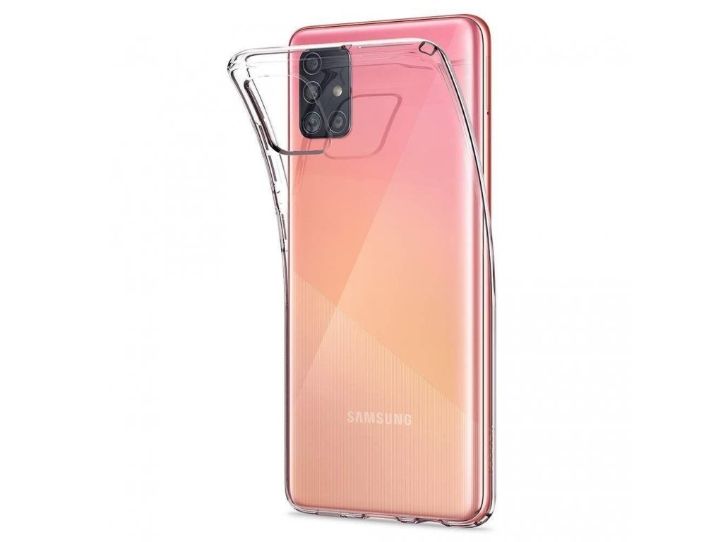 Pouzdro Liquid Crystal Galaxy A51 průsvitné