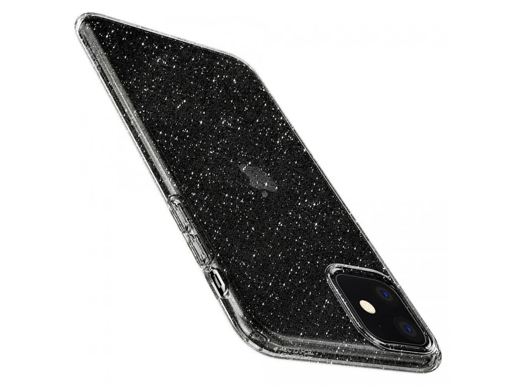 Pouzdro Liquid Crystal iPhone 11 Glitter průsvitné