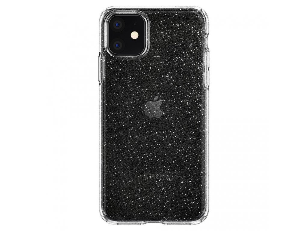 Pouzdro Liquid Crystal iPhone 11 Glitter průsvitné