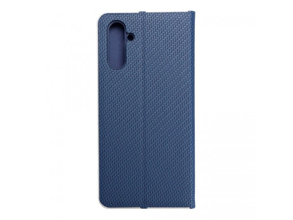 Pouzdro LUNA Book Carbon pro SAMSUNG Galaxy A13 modré