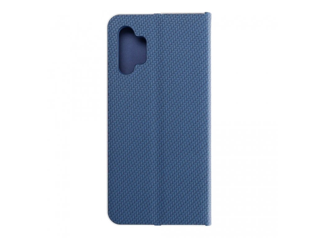 Pouzdro LUNA Book Carbon pro SAMSUNG Galaxy A32 5G modré