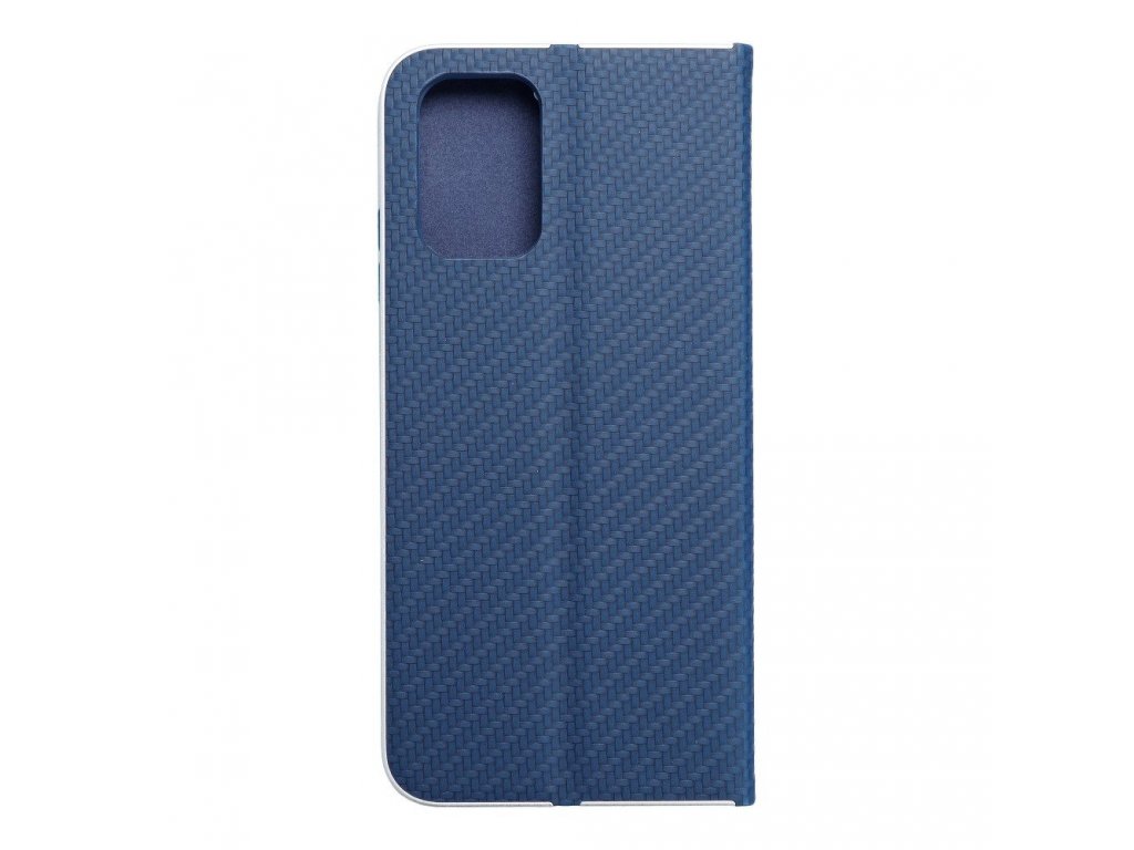 Pouzdro LUNA Book Carbon pro XIAOMI Redmi NOTE 11 / Redmi NOTE 11S modré