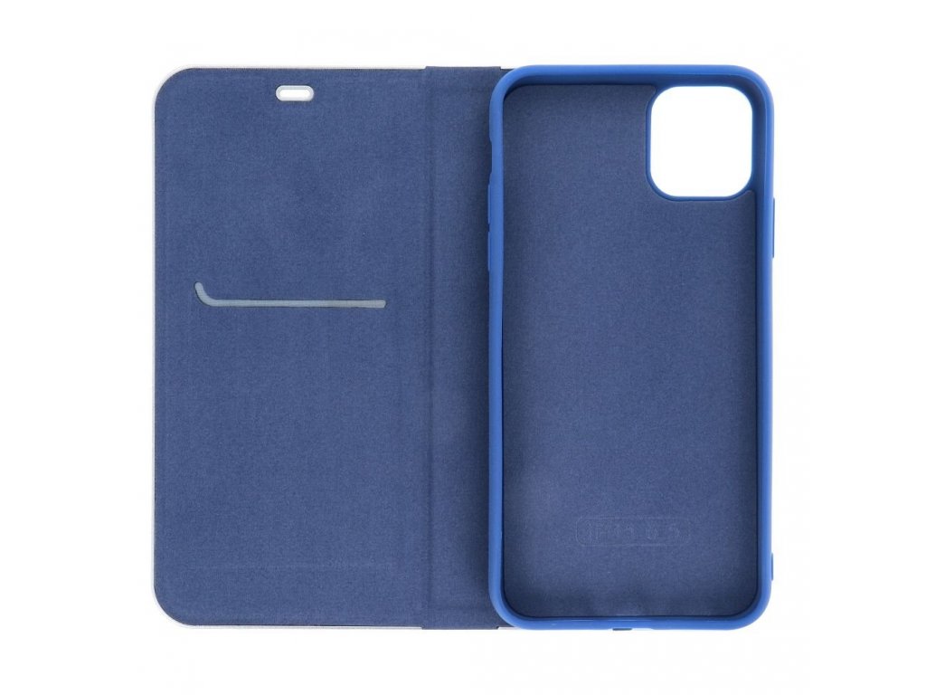 Pouzdro LUNA Book Carbon pro XIAOMI Redmi NOTE 11 / Redmi NOTE 11S modré