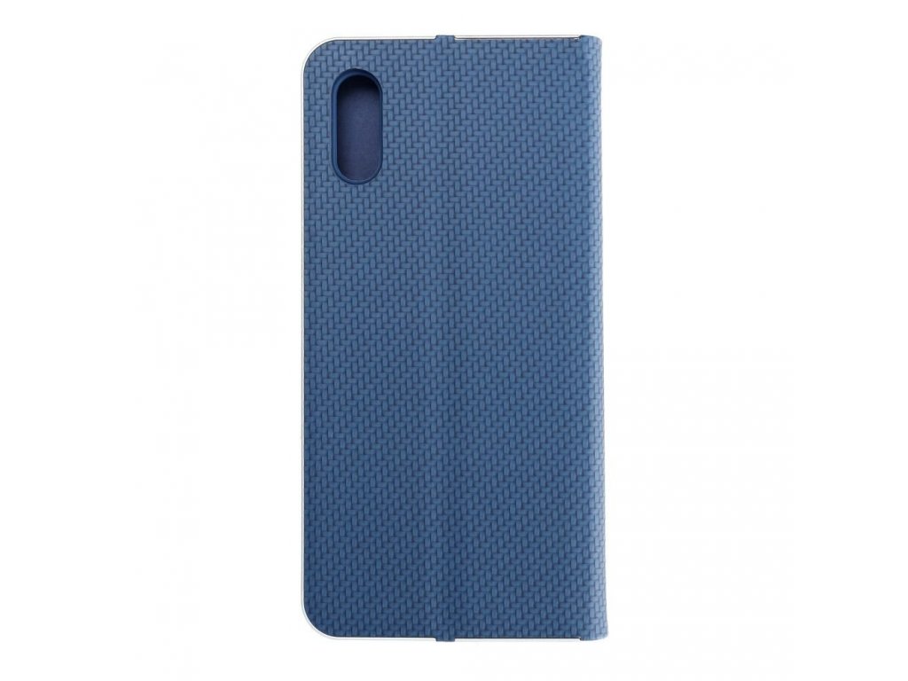 Pouzdro Luna Book Carbon Xiaomi Redmi 9A modré