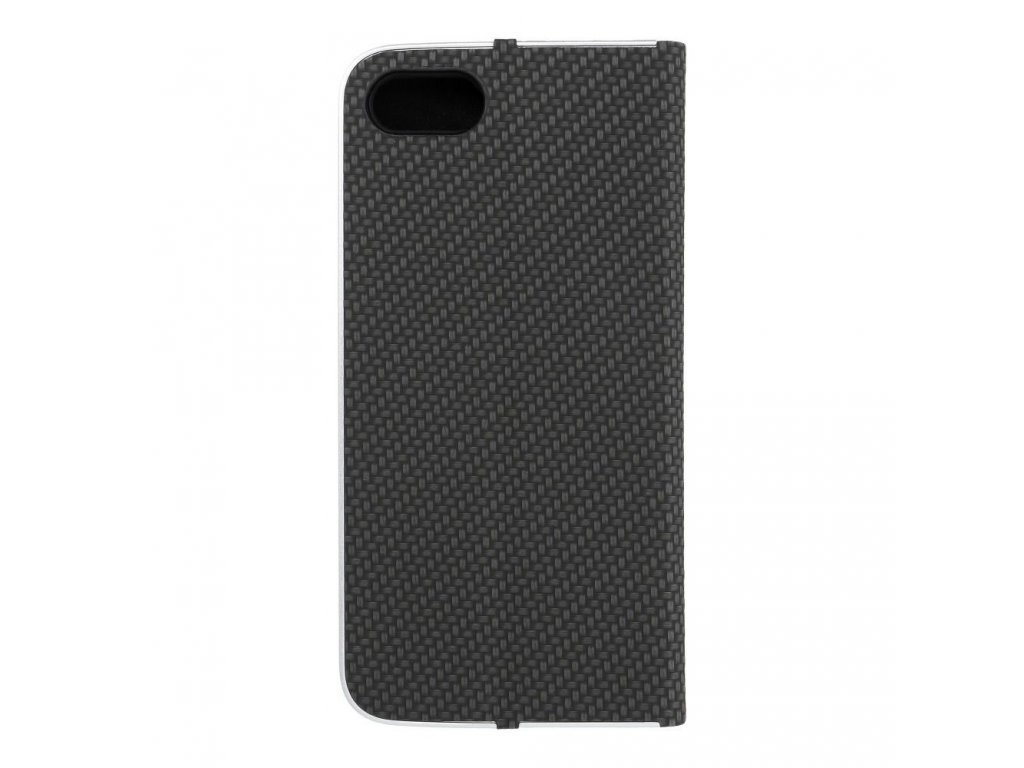 Pouzdro Luna Carbon iPhone 7 / 8 / SE 2020  černé