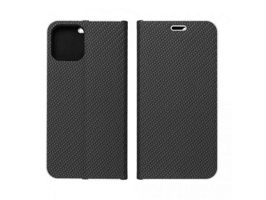 Pouzdro Luna Carbon iPhone 7 / 8 / SE 2020  černé