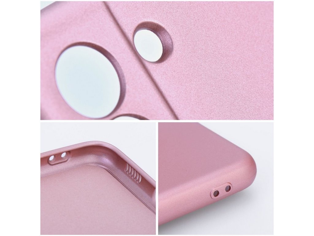 Pouzdro METALLIC pro XIAOMI Redmi 10C růžové