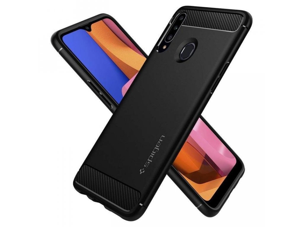 Pouzdro Rugged Armor Galaxy A20s matte černé