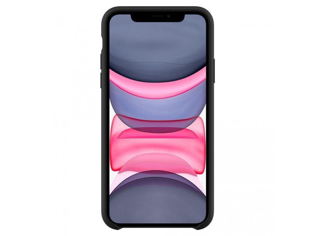 Pouzdro Silicone Fit iPhone 11 černé