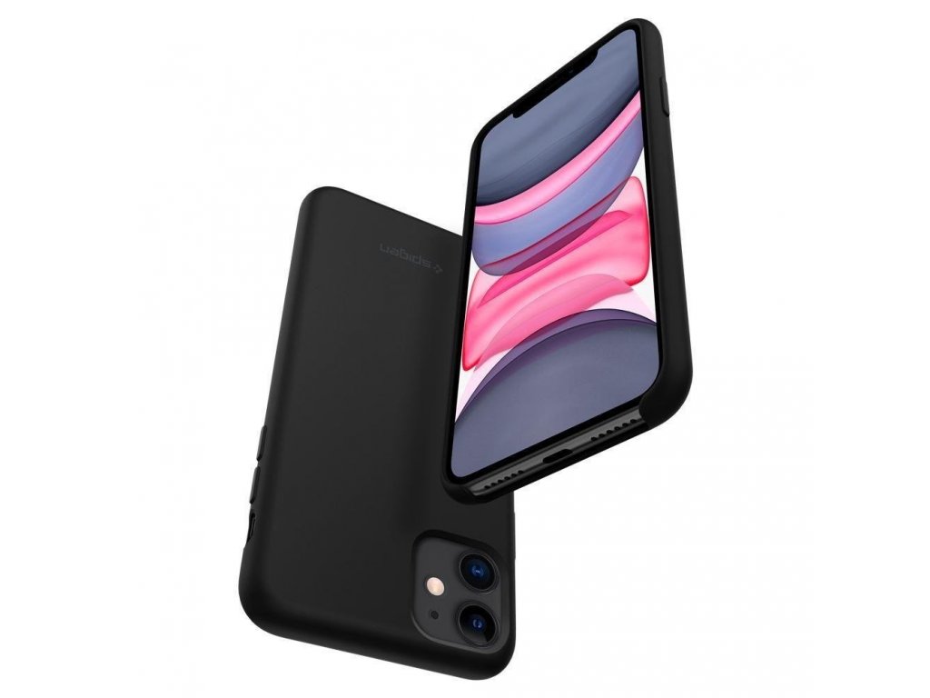 Pouzdro Silicone Fit iPhone 11 černé