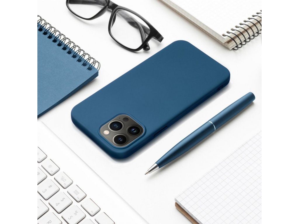 Pouzdro Silicone Lite iPhone 11 modré