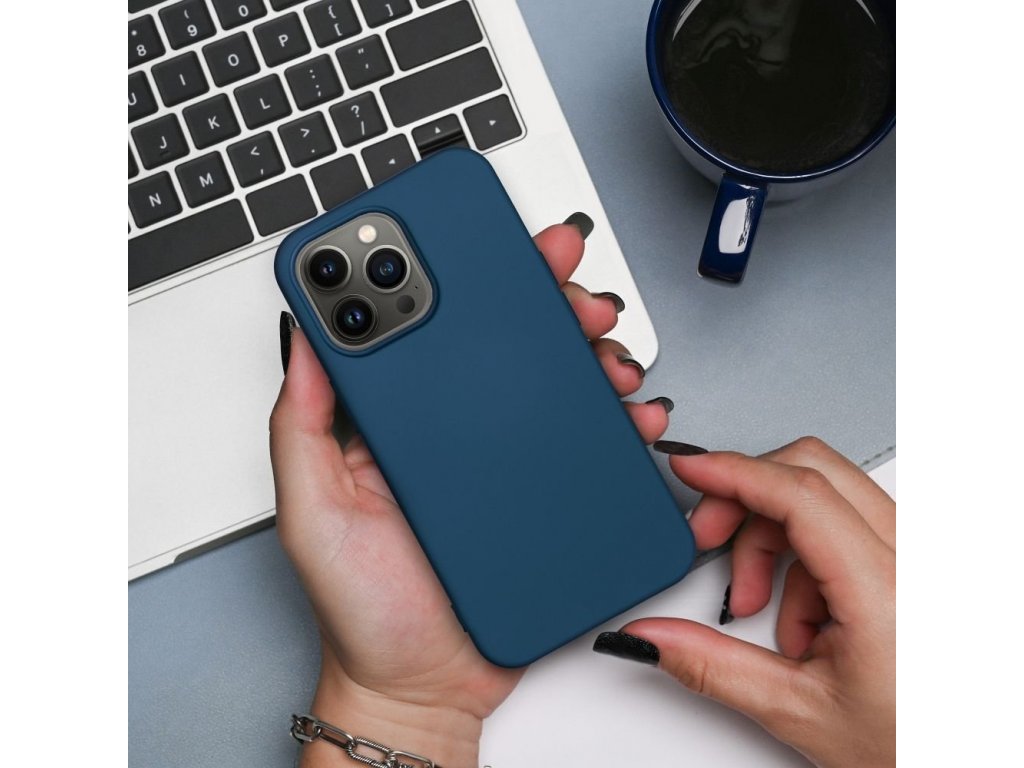 Pouzdro Silicone Lite iPhone 11 modré