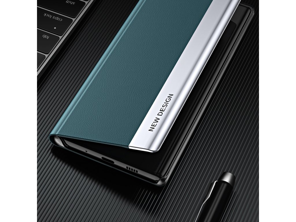 Pouzdro s vyklápěcím stojánkem Sleep Case Pro pro Xiaomi Redmi 11A / Poco C55 / Redmi 12C - modré