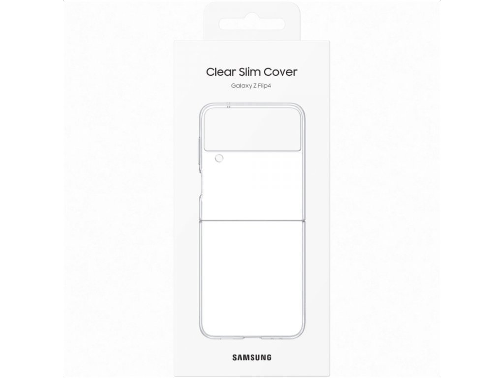 Pouzdro Slim Cover pro Samsung Galaxy Z Flip4 - průhledné