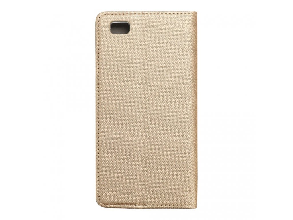 Pouzdro Smart Case book Huawei P8 Lite zlaté