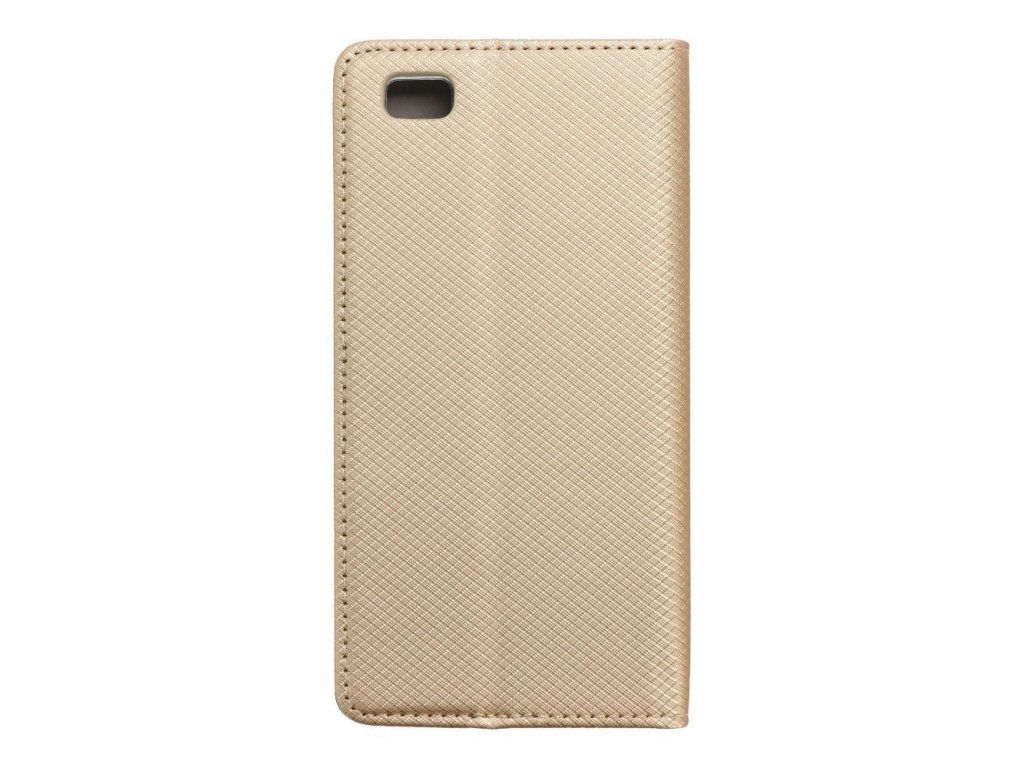 Pouzdro Smart Case book Huawei P8 Lite zlaté