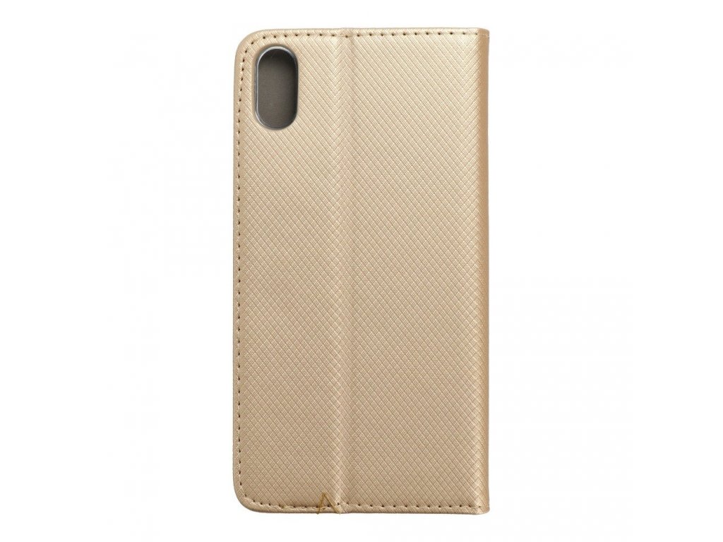 Pouzdro Smart Case book iPhone XS Max zlaté