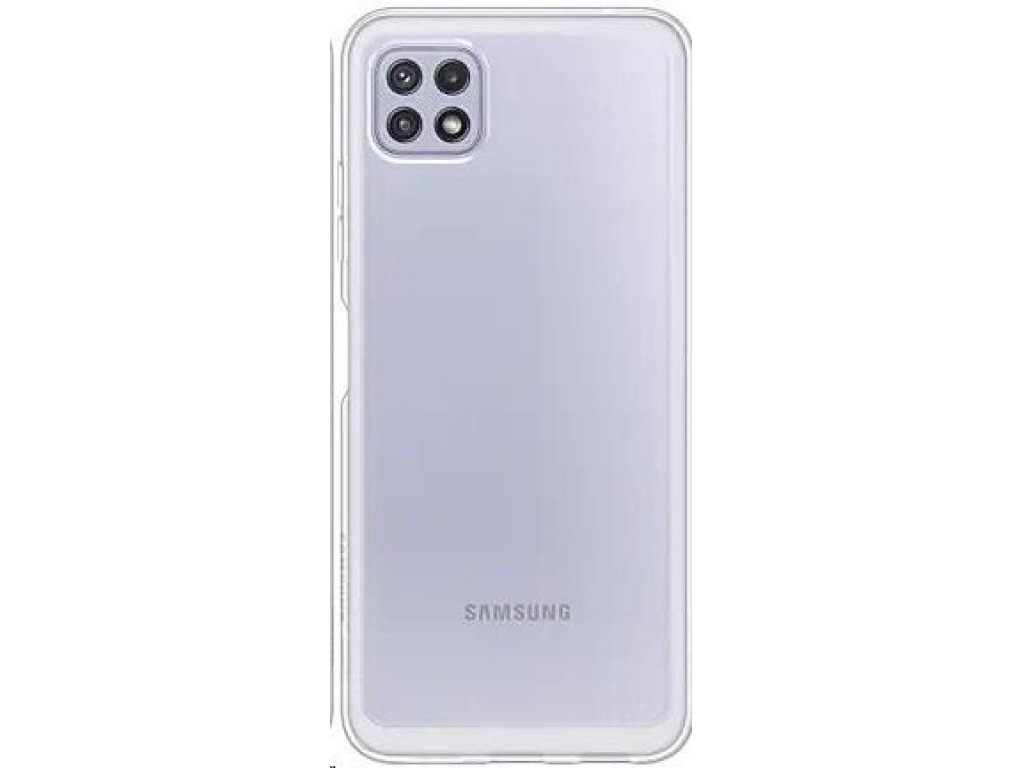 Pouzdro Soft Clear pro Samsung Galaxy A22 LTE průsvitné (EF-QA225TTE)