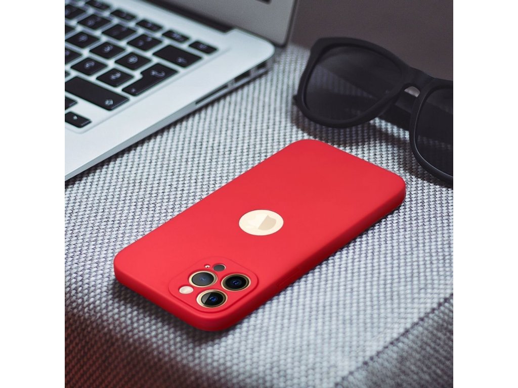 Pouzdro Soft iPhone 12 Mini červené