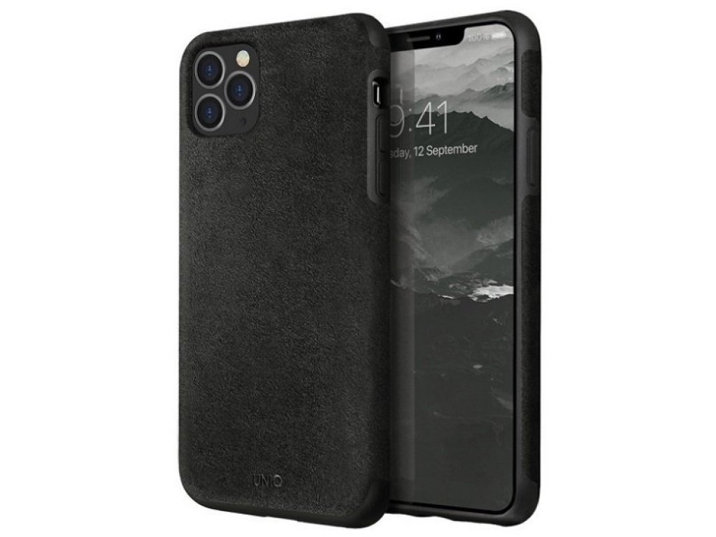 Pouzdro Sueve iPhone 11 Pro Max černé/charcoal black