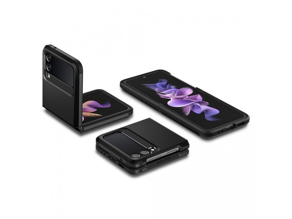 Pouzdro TOUGH ARMOR GALAXY Z FLIP 3 BLACK