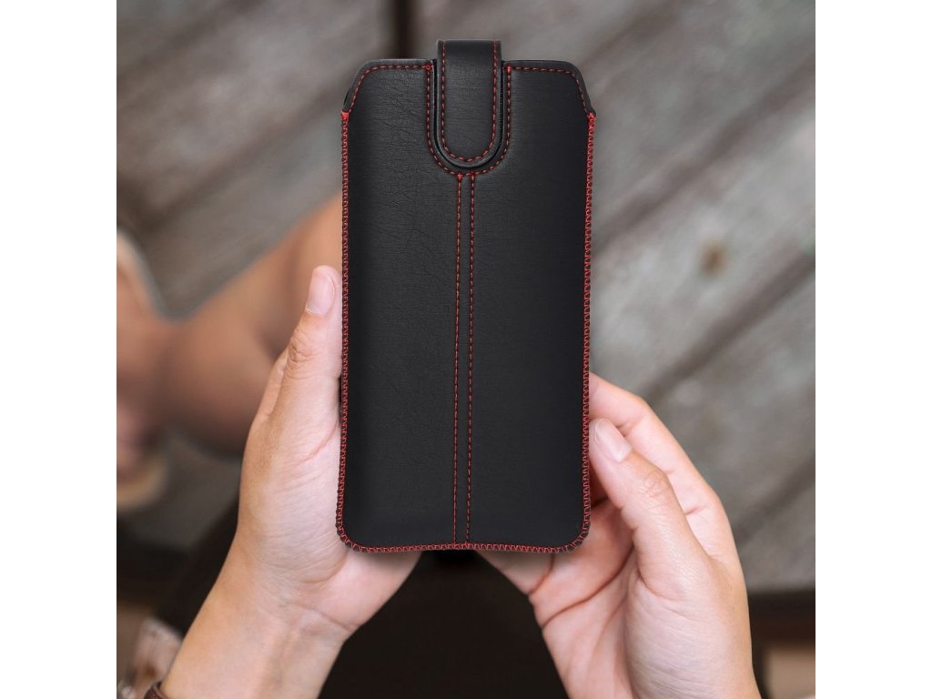 Pouzdro Ultra Slim M4- iPhone X / XS / 11 Pro / Samsung A40/ S10e černé