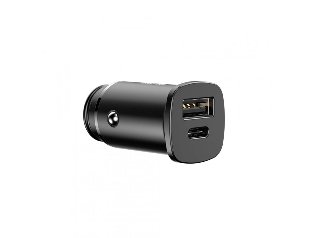 PPS inteligentní nabíječka do auta s porty USB Quick Charge 4.0 QC 4.0 a USB-C PD 3.0 SCP černá (CCALL-AS01)