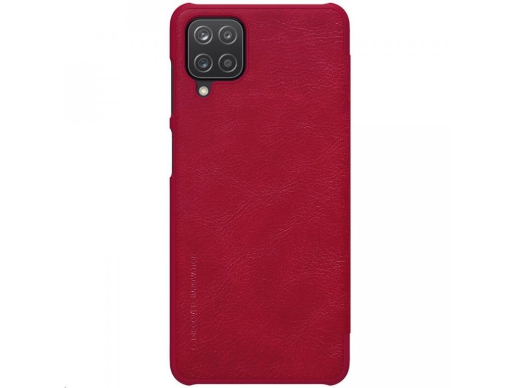 Qin Book Pouzdro pro Samsung Galaxy A12 Red