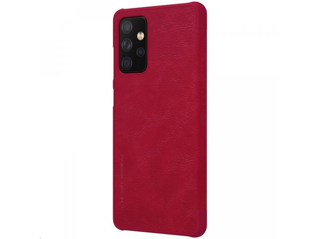 Qin Book Pouzdro pro Samsung Galaxy A72 Red