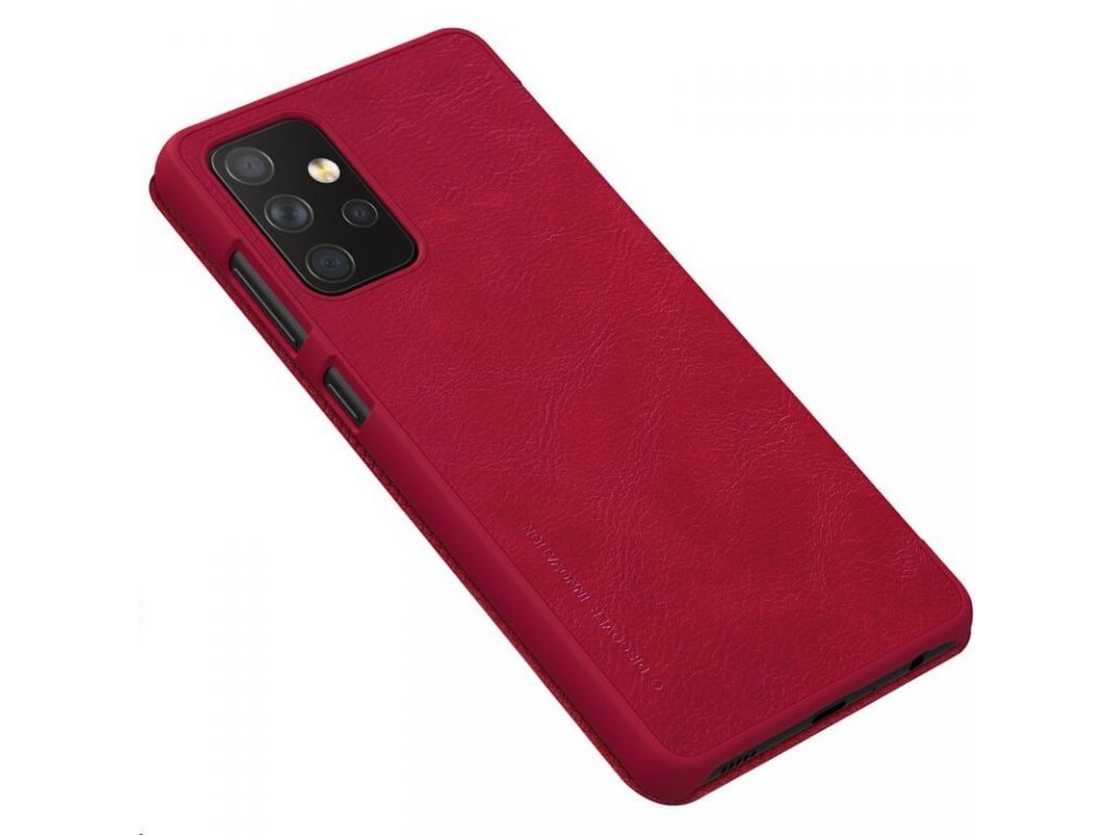 Qin Book Pouzdro pro Samsung Galaxy A72 Red