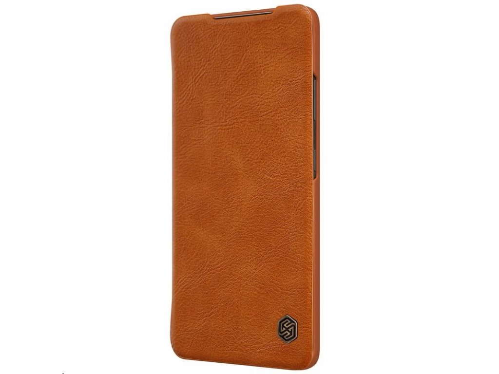 Qin Book Pouzdro pro Samsung Galaxy S21 5G Ultra Brown