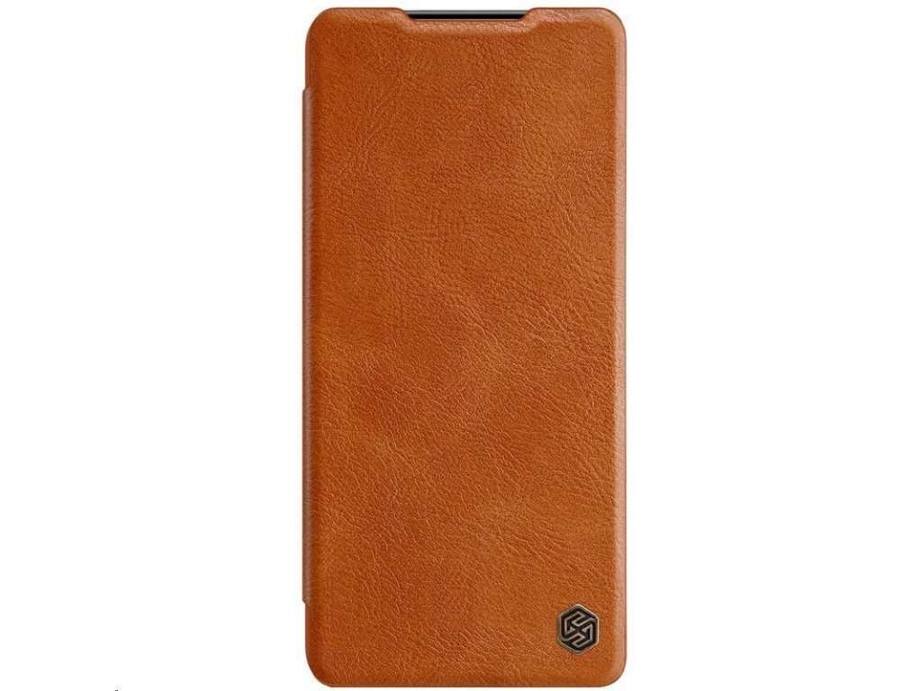 Qin Book Pouzdro pro Samsung Galaxy S21 Plus Brown