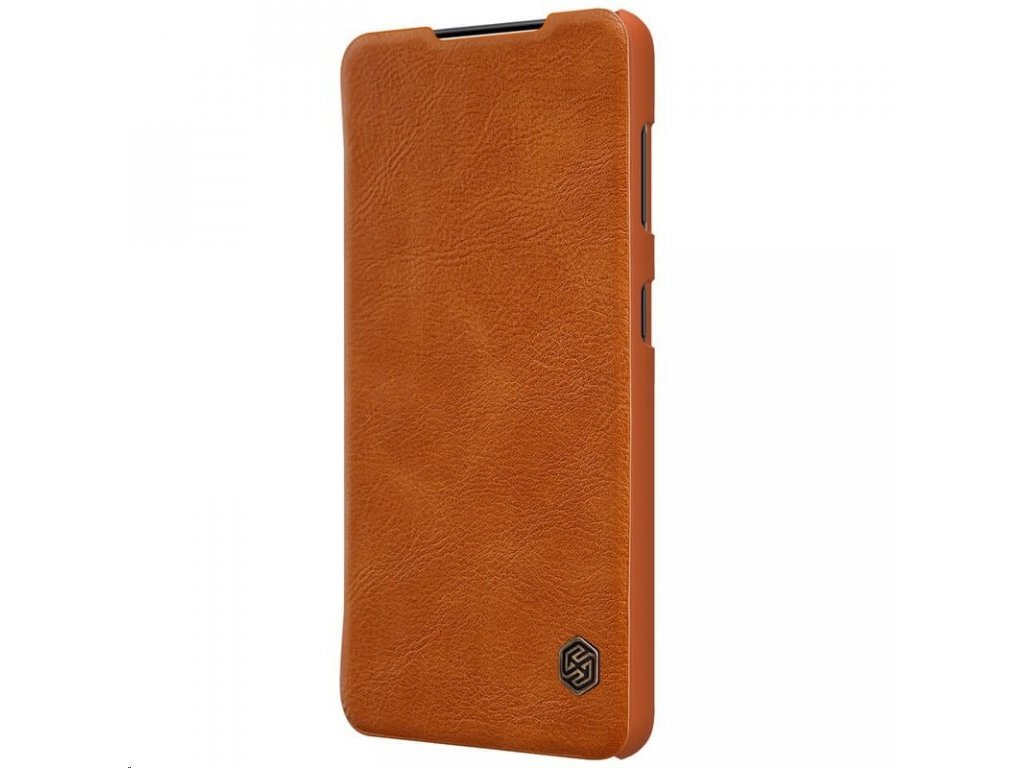 Qin Book Pouzdro pro Samsung Galaxy S21 Plus Brown