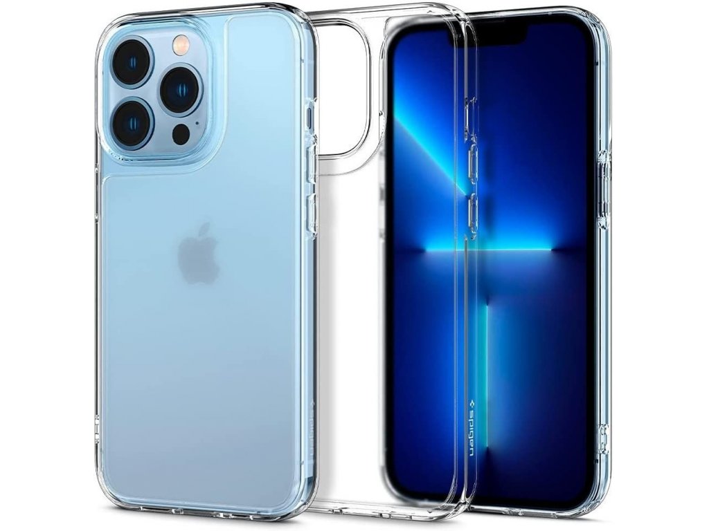 Quartz Hybrid case pro iPhone 13 Pro pancéřované pouzdro s tvrzeným sklem a průsvitným TPU