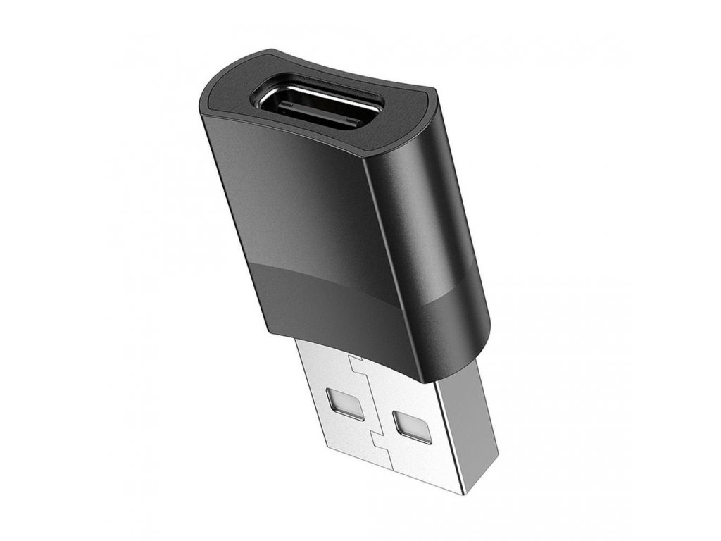 Redukce OTG adaptér z konektoru typu USB-C na USB (samec) UA17 černý