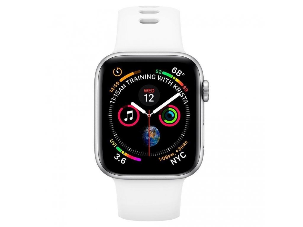 Řemínek Air Fit Band Apple Watch 1/2/3/4/5 (38/40MM) bílý