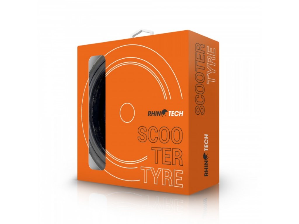 RhinoTech Bezdušová pneumatika silniční s ventilkem pro Scooter 8.5x2 Černá