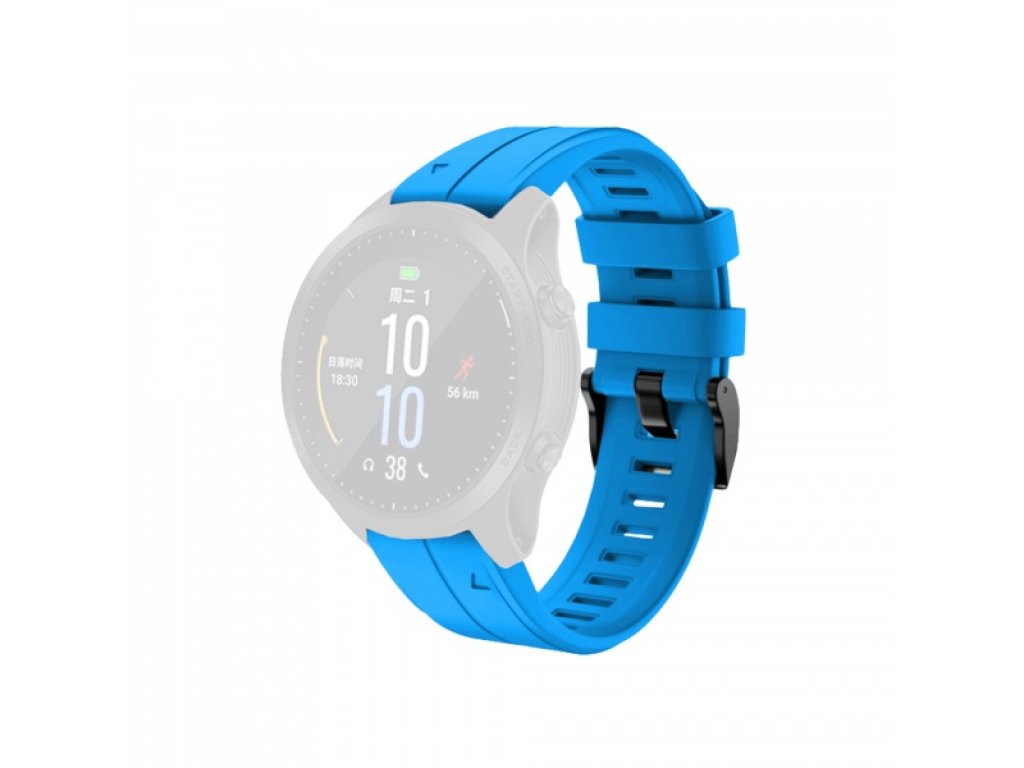 RhinoTech řemínek pro Garmin QuickFit sportovní silikonový 26mm modrý