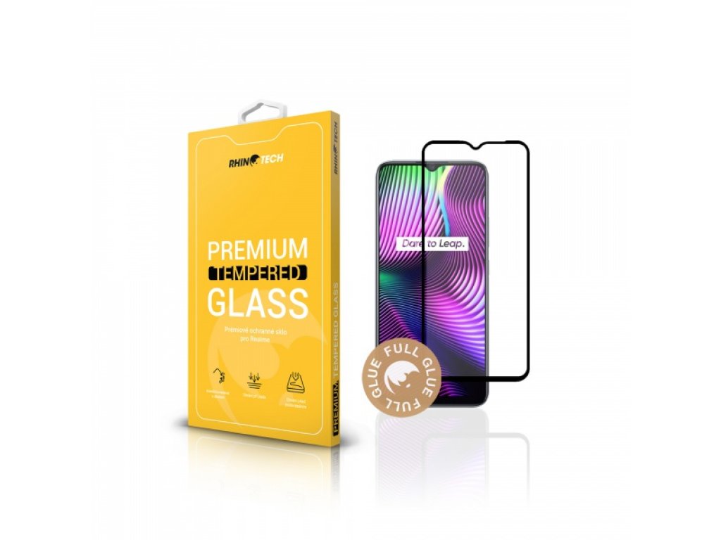 RhinoTech Tvrzené ochranné 2.5D sklo pro Realme 7i (Full Glue)