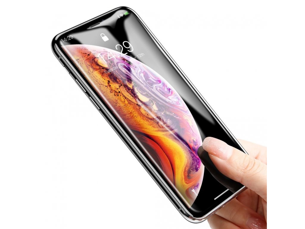 Rigid-edge Tempered Glass tvrzené sklo 3D 0,3 mm se zesíleným rámem Apple iPhone XS Max černé