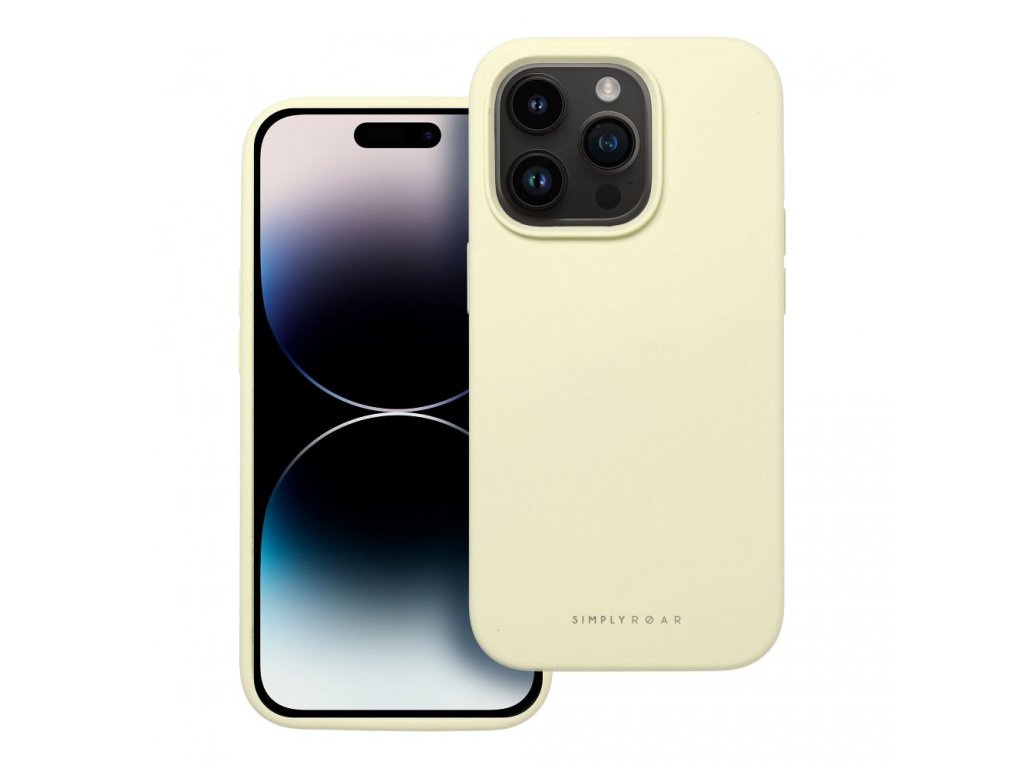 Pouzdro Roar Cloud Skin pro iPhone 11 - světle žluté