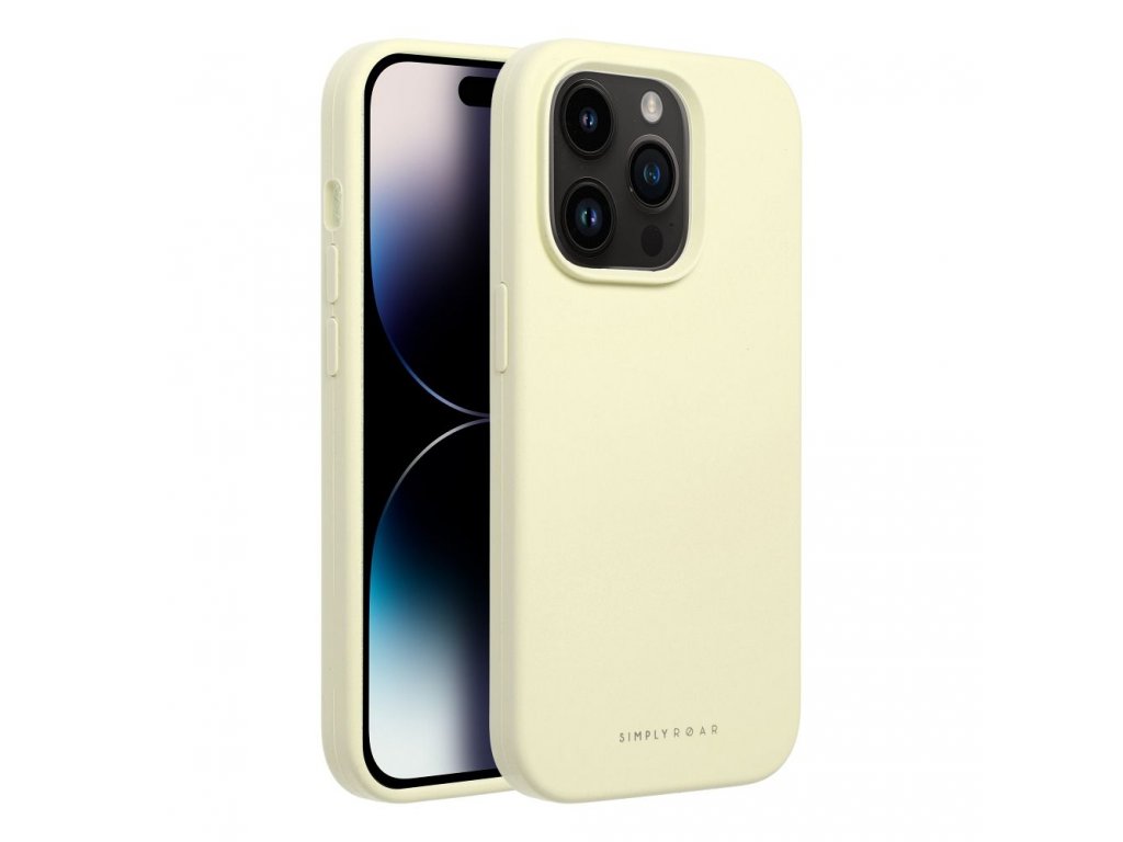 Pouzdro Roar Cloud Skin pro iPhone 11 - světle žluté