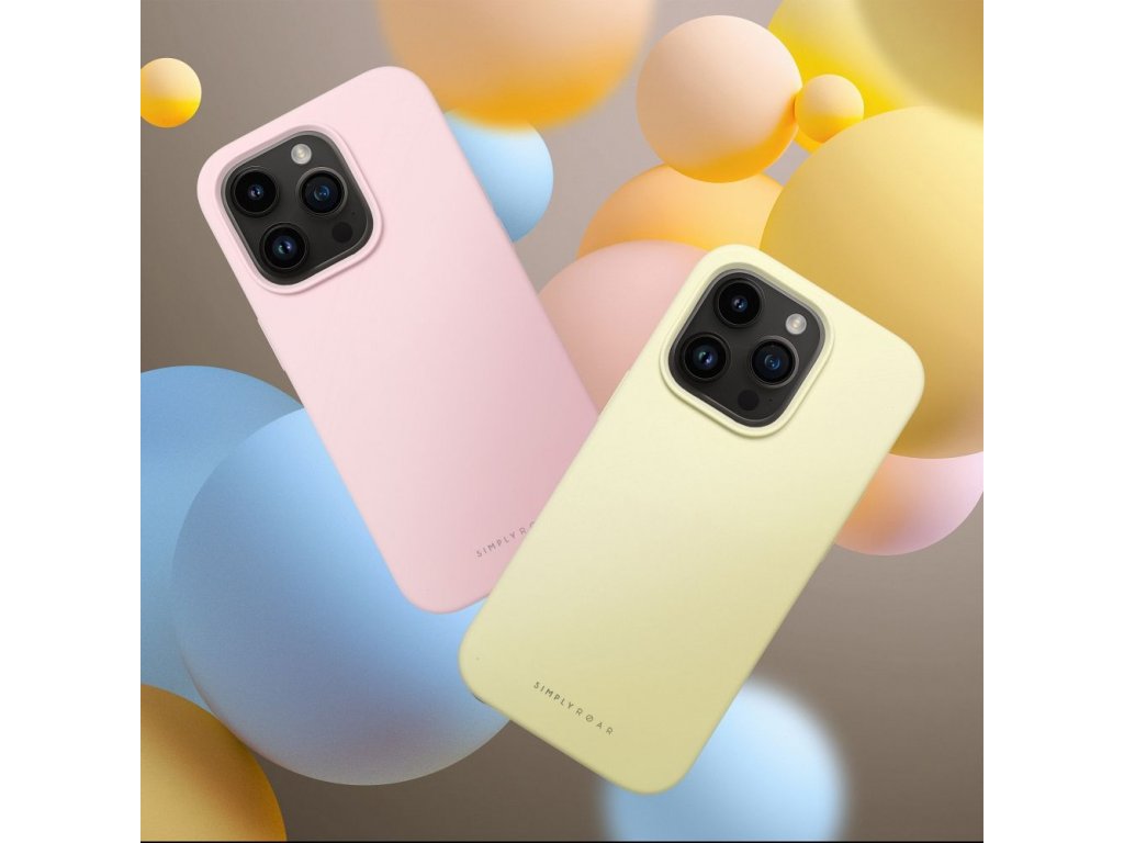 Pouzdro Roar Cloud Skin pro iPhone 11 - světle žluté