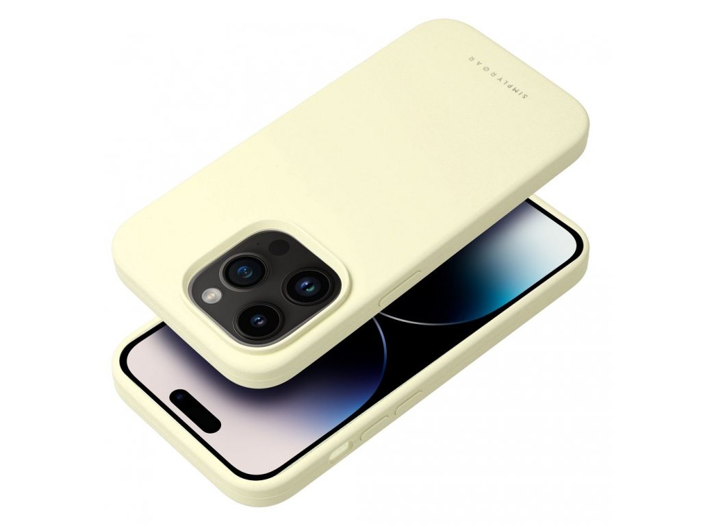 Pouzdro Roar Cloud Skin pro iPhone 11 Pro - světle žluté