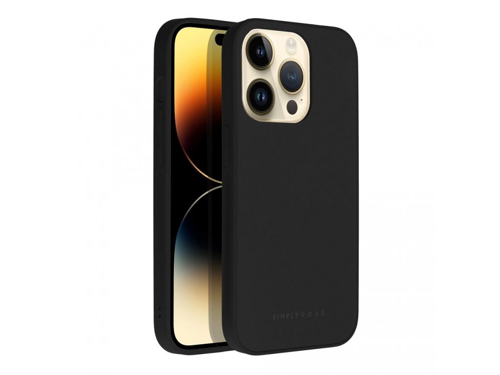 Roar Matte Glass Case  - for iPhone 14 Plus black